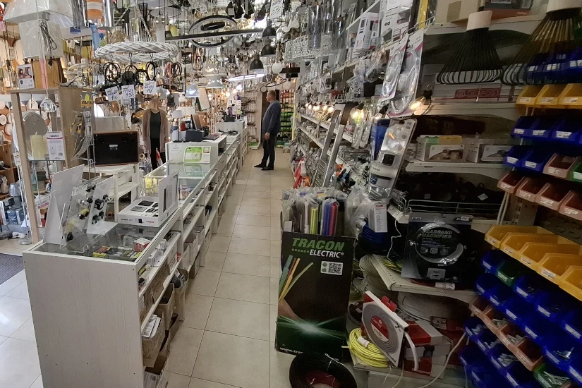 Trioelko predajňa interiér